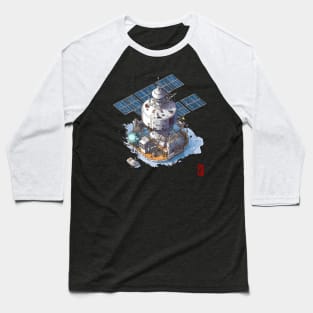 Isometric space station Baseball T-Shirt